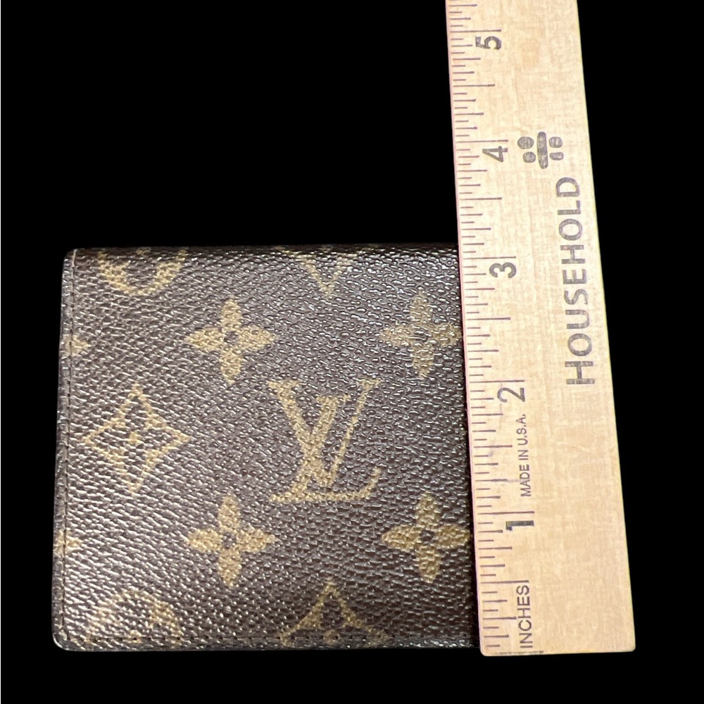 Louis Vuitton Monogram Porte 2 Cartes Vertical Pass Case ID Holder w/COA A108 - Picture 13 of 14